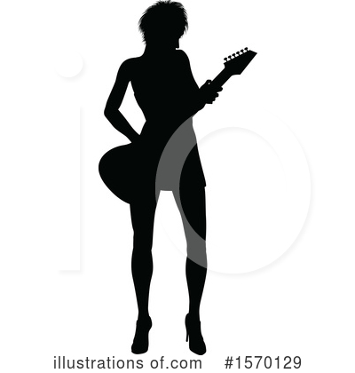 Royalty-Free (RF) Guitarist Clipart Illustration by AtStockIllustration - Stock Sample #1570129
