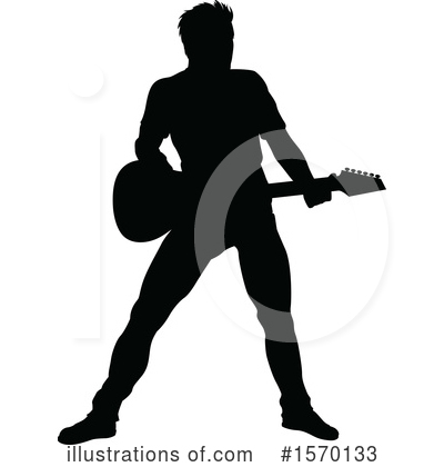 Royalty-Free (RF) Guitarist Clipart Illustration by AtStockIllustration - Stock Sample #1570133