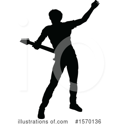 Royalty-Free (RF) Guitarist Clipart Illustration by AtStockIllustration - Stock Sample #1570136