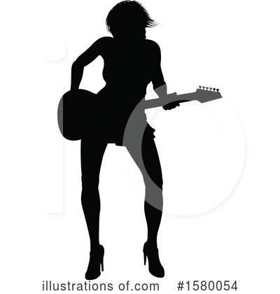 Royalty-Free (RF) Guitarist Clipart Illustration by AtStockIllustration - Stock Sample #1580054
