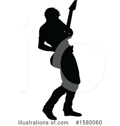 Royalty-Free (RF) Guitarist Clipart Illustration by AtStockIllustration - Stock Sample #1580060
