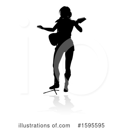 Royalty-Free (RF) Guitarist Clipart Illustration by AtStockIllustration - Stock Sample #1595595