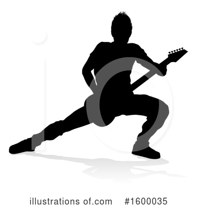 Royalty-Free (RF) Guitarist Clipart Illustration by AtStockIllustration - Stock Sample #1600035
