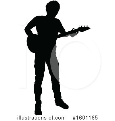 Royalty-Free (RF) Guitarist Clipart Illustration by AtStockIllustration - Stock Sample #1601165