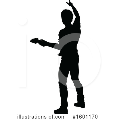 Royalty-Free (RF) Guitarist Clipart Illustration by AtStockIllustration - Stock Sample #1601170