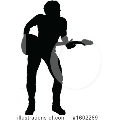Royalty-Free (RF) Guitarist Clipart Illustration by AtStockIllustration - Stock Sample #1602289