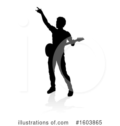 Royalty-Free (RF) Guitarist Clipart Illustration by AtStockIllustration - Stock Sample #1603865