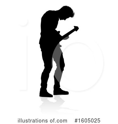 Royalty-Free (RF) Guitarist Clipart Illustration by AtStockIllustration - Stock Sample #1605025