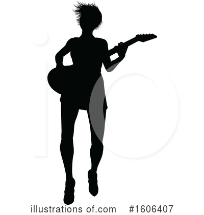 Royalty-Free (RF) Guitarist Clipart Illustration by AtStockIllustration - Stock Sample #1606407