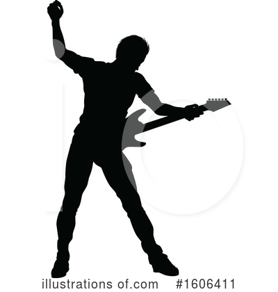 Royalty-Free (RF) Guitarist Clipart Illustration by AtStockIllustration - Stock Sample #1606411
