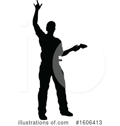Royalty-Free (RF) Guitarist Clipart Illustration by AtStockIllustration - Stock Sample #1606413