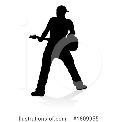 Royalty-Free (RF) Guitarist Clipart Illustration by AtStockIllustration - Stock Sample #1609955