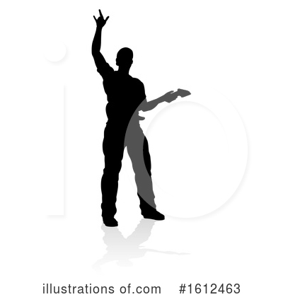 Royalty-Free (RF) Guitarist Clipart Illustration by AtStockIllustration - Stock Sample #1612463