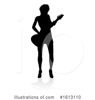 Royalty-Free (RF) Guitarist Clipart Illustration by AtStockIllustration - Stock Sample #1613110