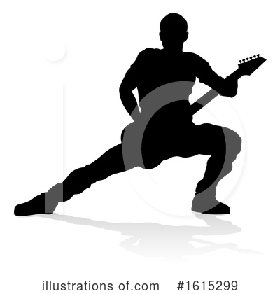 Royalty-Free (RF) Guitarist Clipart Illustration by AtStockIllustration - Stock Sample #1615299