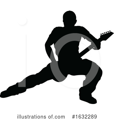 Royalty-Free (RF) Guitarist Clipart Illustration by AtStockIllustration - Stock Sample #1632289