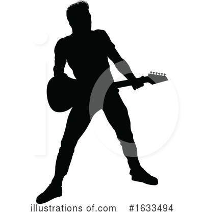 Royalty-Free (RF) Guitarist Clipart Illustration by AtStockIllustration - Stock Sample #1633494