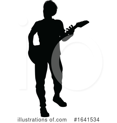 Royalty-Free (RF) Guitarist Clipart Illustration by AtStockIllustration - Stock Sample #1641534