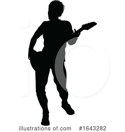 Royalty-Free (RF) Guitarist Clipart Illustration by AtStockIllustration - Stock Sample #1643282