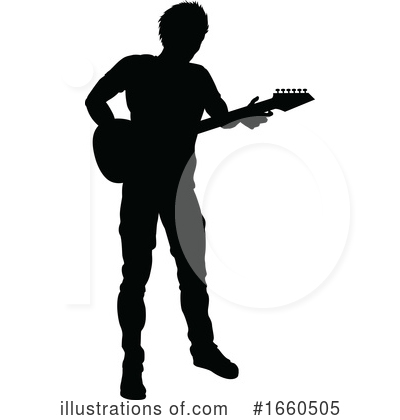 Royalty-Free (RF) Guitarist Clipart Illustration by AtStockIllustration - Stock Sample #1660505