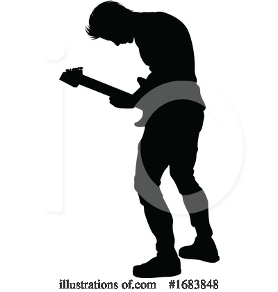 Royalty-Free (RF) Guitarist Clipart Illustration by AtStockIllustration - Stock Sample #1683848