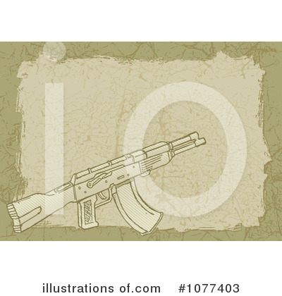 Royalty-Free (RF) Gun Clipart Illustration by Any Vector - Stock Sample #1077403