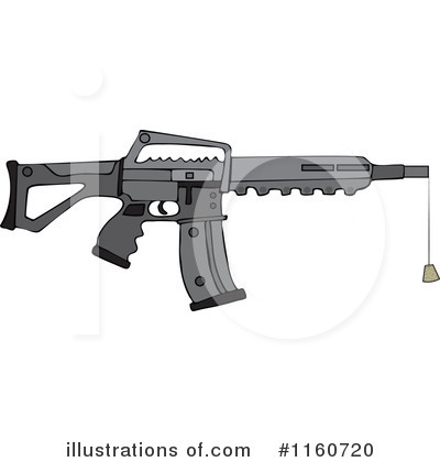 Royalty-Free (RF) Gun Clipart Illustration by djart - Stock Sample #1160720