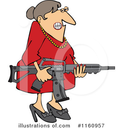 Royalty-Free (RF) Gun Clipart Illustration by djart - Stock Sample #1160957
