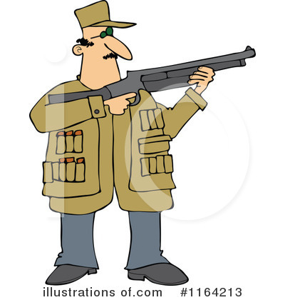 Royalty-Free (RF) Gun Clipart Illustration by djart - Stock Sample #1164213
