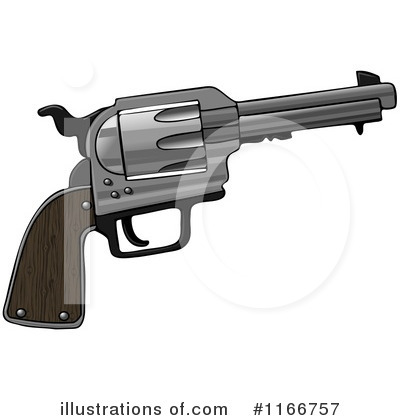 Royalty-Free (RF) Gun Clipart Illustration by djart - Stock Sample #1166757