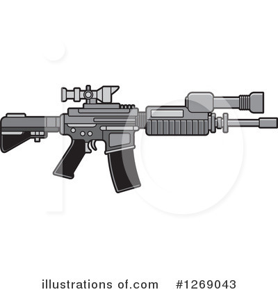 Gun Clipart #1269043 by Lal Perera