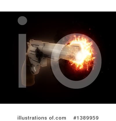 Royalty-Free (RF) Gun Clipart Illustration by KJ Pargeter - Stock Sample #1389959