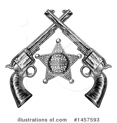 Royalty-Free (RF) Gun Clipart Illustration by AtStockIllustration - Stock Sample #1457593