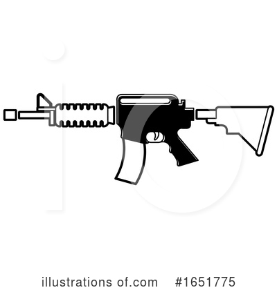 Royalty-Free (RF) Gun Clipart Illustration by Lal Perera - Stock Sample #1651775