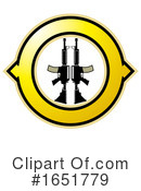 Gun Clipart #1651779 by Lal Perera