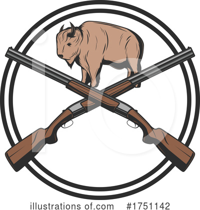 Bison Clipart #1751142 by Vector Tradition SM