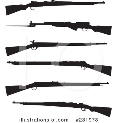 Royalty-Free (RF) Gun Clipart Illustration by Frisko - Stock Sample #231978