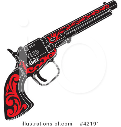 Royalty-Free (RF) Gun Clipart Illustration by Cherie Reve - Stock Sample #42191
