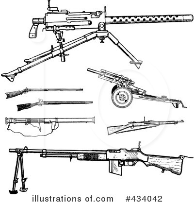 Rifle Clipart #434042 by BestVector