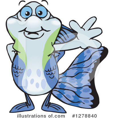 Royalty-Free (RF) Guppy Clipart Illustration by Dennis Holmes Designs - Stock Sample #1278840