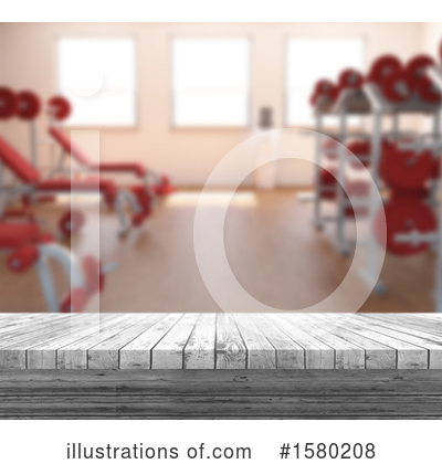 Royalty-Free (RF) Gym Clipart Illustration by KJ Pargeter - Stock Sample #1580208