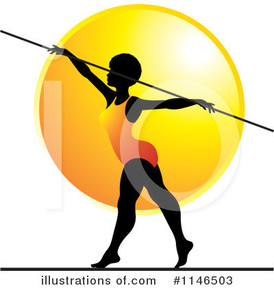 Royalty-Free (RF) Gymnast Clipart Illustration by Lal Perera - Stock Sample #1146503