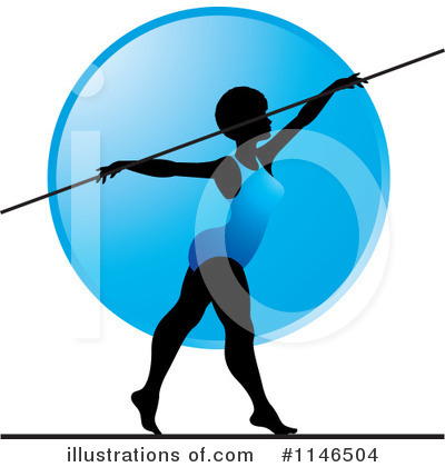 Royalty-Free (RF) Gymnast Clipart Illustration by Lal Perera - Stock Sample #1146504