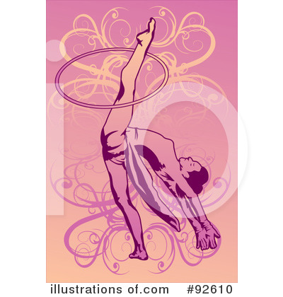 Royalty-Free (RF) Gymnastics Clipart Illustration by mayawizard101 - Stock Sample #92610
