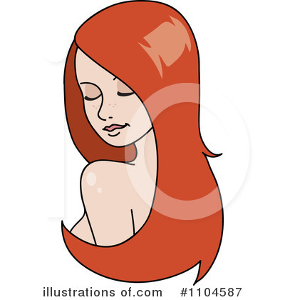 Hair Clipart #1104587 by Rosie Piter