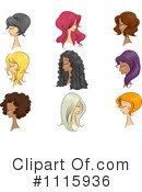 Hair Clipart #1115936 by BNP Design Studio