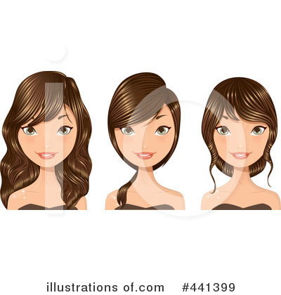 Royalty-Free (RF) Hair Clipart Illustration by Melisende Vector - Stock Sample #441399