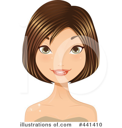 Hair Style Clipart #441410 by Melisende Vector