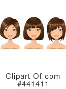 Hair Clipart #441411 by Melisende Vector