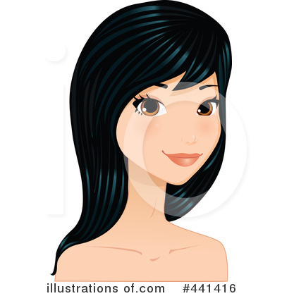 Royalty-Free (RF) Hair Clipart Illustration by Melisende Vector - Stock Sample #441416